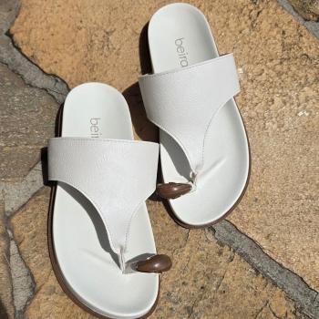 Papete Beira Rio Feminina 8578100 Branco 50824