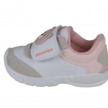 Tênis Bloompy Feminino Nenê 904101 Branco/Rosa 43366