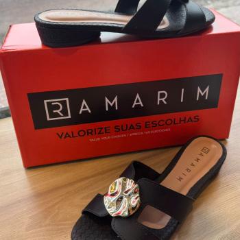 Tamanco Ramarim Feminino 2623201 Preto 51514
