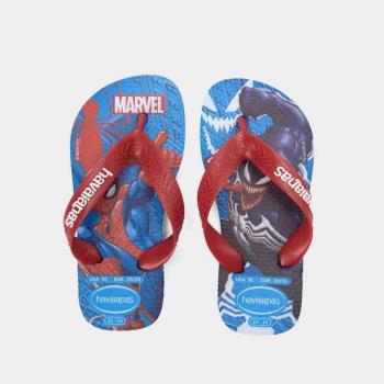 Sandália Havaianas Masculina Marvel Azul Brilhante Homem Aranha 44176