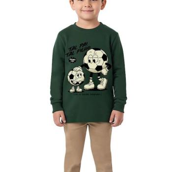 Camiseta Malwee Masculina Infantil 1000135319 Manga Longa 4 ao 8 44561 k26