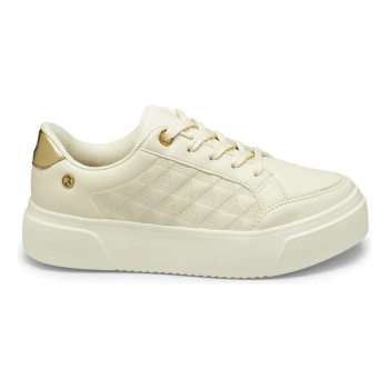Tênis Casual Kolosh Feminino C3552 Cream/Champagne 51753