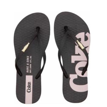 Chinelo Coca Cola Feminino CC4731 Preto/Preto 49042