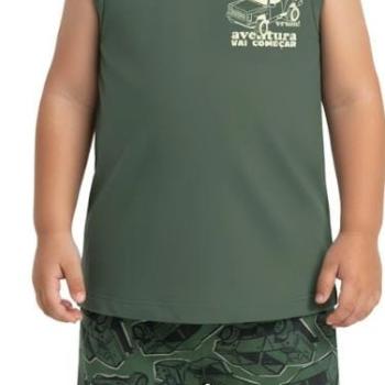 Conjunto Malwee Masculino Infantil 1000136073 Regata/Bermuda 4 ao 8 44200 k26
