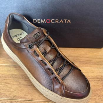 Sapatênis Democrata Masculino 240902 Tan 51737