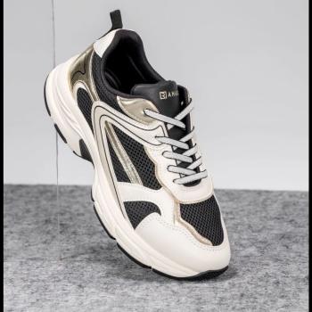 Tênis Casual Ramarim Feminino Preto/Dourado 2578203 49283