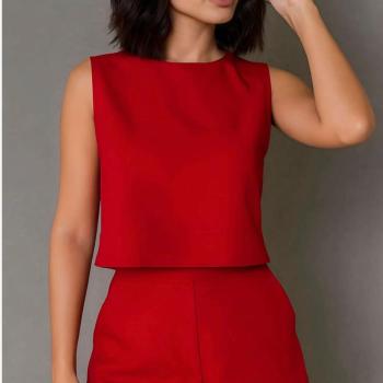 Conjunto Vick Star Feminino Blusa e Short Saia 155 49423