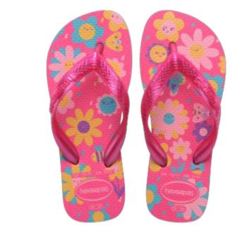 Sandalia Havaiana Kids Flores Rosa/Flux  34260 43827
