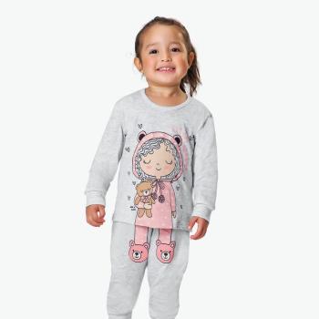 Pijama Kiko e Kika Feminino Infantil 14839 Blusa Manga Longa/Calça 1 ao 3 44863 k26