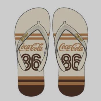 Chinelo Coca Cola Masculino CC4990 Off White/Off White 51717