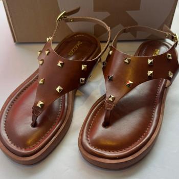 Sandalia Papete Akazzo Whisky Com Tachinhas 4438GE 51012