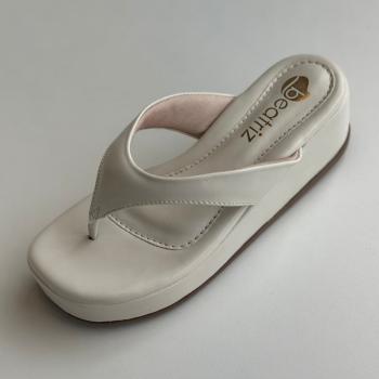 Sandália Beatriz Feminina Plataforma 380200/143 Off White 50048 152
