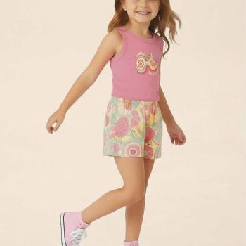 Conjunto Malwee Feminino Juvenil 1000139305 Regata/Shorts 10 ao 14 45232 k26