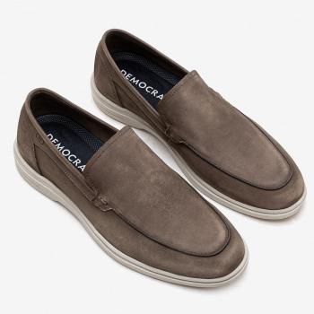 Sapato Democrata Masculino Tulum Couro Bege 647101 48747