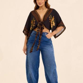 Blusa Cropped Jilem Envelope 51345