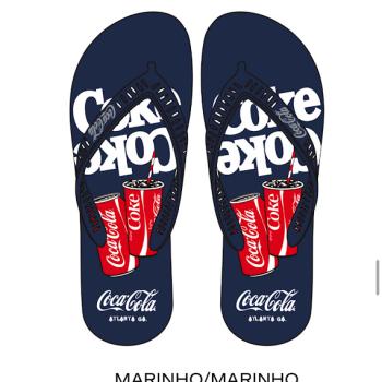 Chinelo Coca Cola Masculino Marinho/ Marinho CC4883 49931  F26 M26