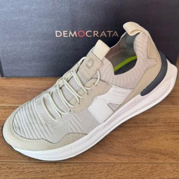 Sapatênis Democrata Masculino 527103 Creme/Biju 51734