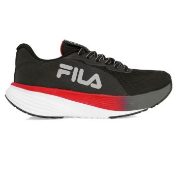 Tênis Fila Masculino Agile 1359240 Preto/Vermelho/Cinza Running  51132