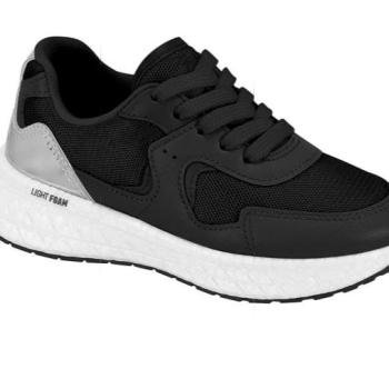 Tênis Molekinha 2580110 Preto/Prata 44486 k26