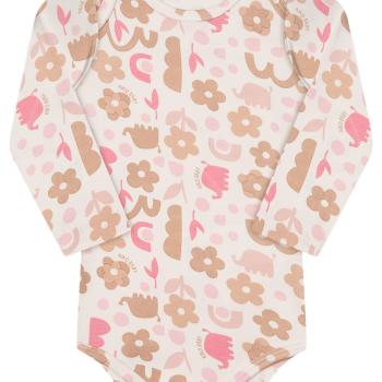 Body Kiko e Kika Feminino Bebê 15228 Manga Longa Rn ao G 44959 k26