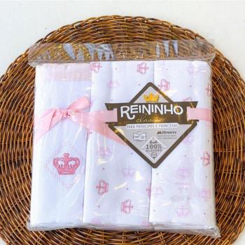 Kit Fraldas Reininho Classic 5323 70 cm x 68 cm C/Bainha 3 Unidades 43145