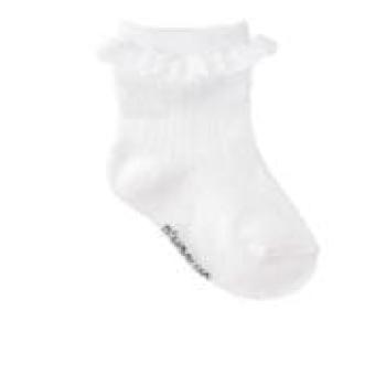 Meia Canelada Pimpolho C/Babado 0300769 43449