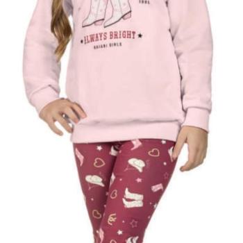 Conjunto Moletom Kaiani Feminino Juvenil 12376 10 ao 14 44546 k26