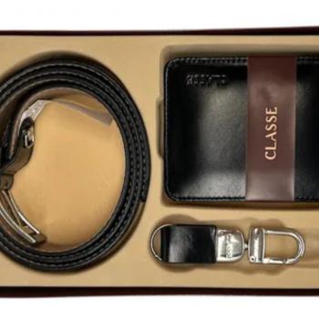 Kit  Classe Masculino  173 2A Carteira/Chaveiro/Cinto 48813