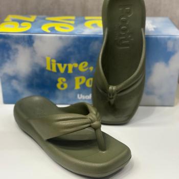 Chinelo Usaflex Poofy Feminino AO12001001 Olivia 50362