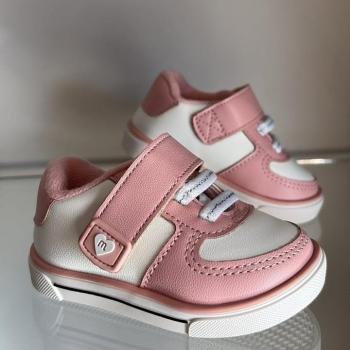 Tênis Molekinha bebe 2740203 Branco/Rosa 43243
