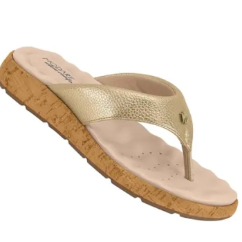 Sandália Modare Feminina Metalizada 7222101  Dourado 50613