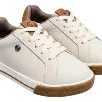 Tênis Molekinho 2842233 Branco Off/Caramelo 44858 k26
