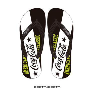 Chinelo Coca Cola Masculino Preto/Preto CC4892 49934 51 F26