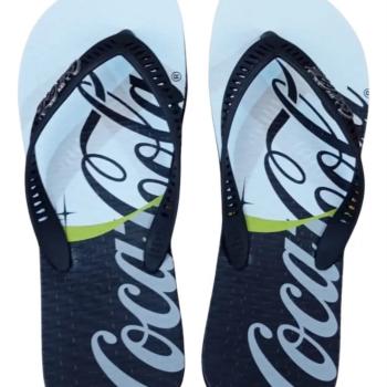 Chinelo Coca Cola Masculino Preto/Preto CC4985 51639