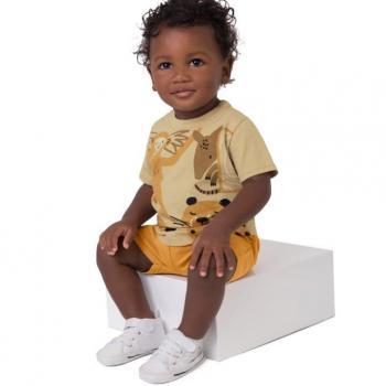 Conjunto Malwee Masculino Bebê 1000130155 Camiseta/Bermuda P ao GG 43057