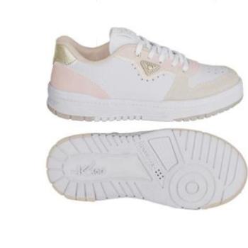 Tênis Kidy Feminino K360 Estilo Resptec 44810159354 Branco/Rosa/Ouro 44503 k26