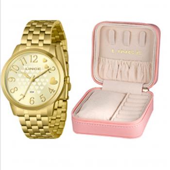 Relógio Lince Feminino + Porta Joias LRGM044L38 48103