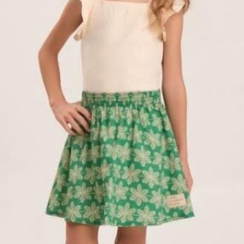 Conjunto Dila Feminino Infantil 4749 Blusa/Saia 4 ao 10 43634