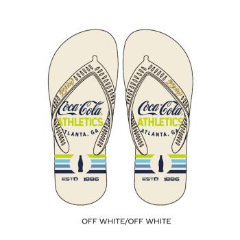 Chinelo Coca Cola Masculino Off White/Off White CC4875 49923 38  F26