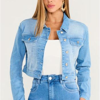 Jaqueta Max Denin Feminina Cropped 0186844 50371
