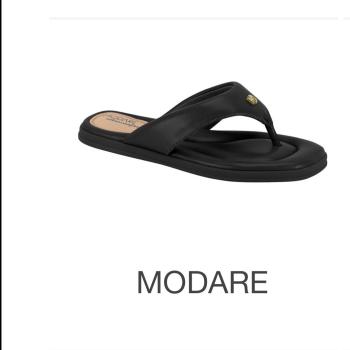 Sandalia Modare Feminina 7212102 Suprema Preta 50524