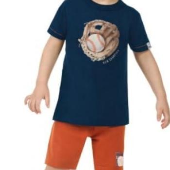 Conjunto Kaiani Masculino Infantil 12556 Camiseta/Bermuda 1 ao 3 45130 k26