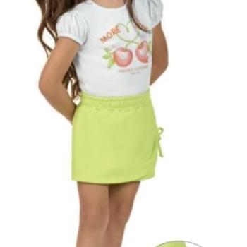 Conjunto Kaiani Feminino Infantil 12085 Blusa/Shorts Saia 4 ao 10 43968