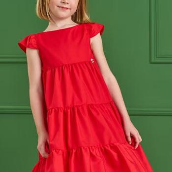 Vestido Pokótinha Midi Juvenil Tricoline 8294C 14 ao 16 44028