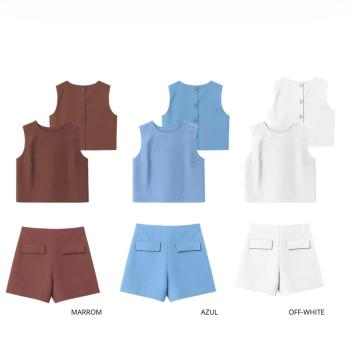 Conjunto Sona Feminino Short e Bolso Frontal 250106 49762