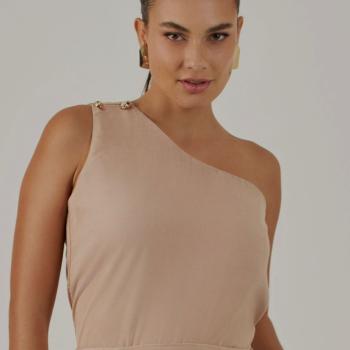 Blusa Caution Feminina Ombro Único B0088 Assimétrica 50163