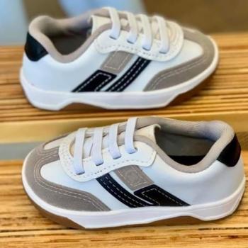Sapatênis Molekinho 2623117 Branco/Cinza/Preto 43250