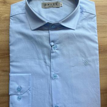 Camisa Social M/L Pitt Masculina Slim Fit 051181010 48633