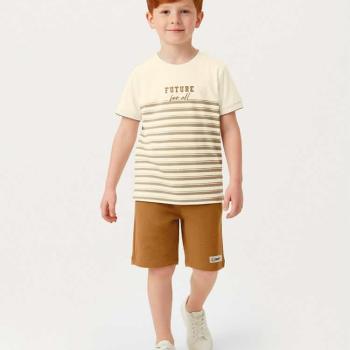 Conjunto Carinhoso Masculino Infantil 1000139193 Camiseta/Bermuda 4 ao 8 45261 k26
