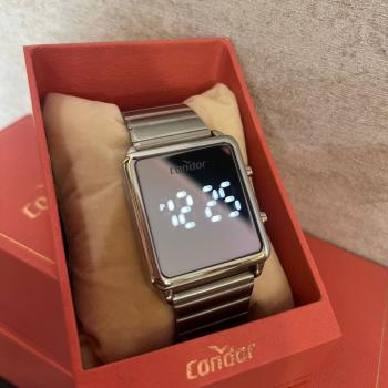 Relógio Condor Feminino Digital COMD1202AJZ Prata 48936